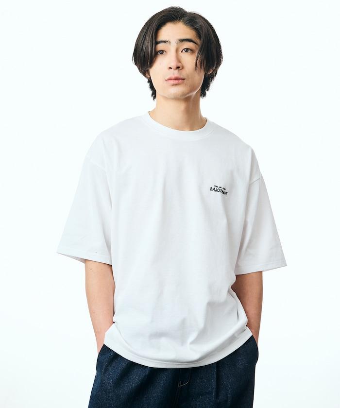 寬鬆廓形 背部SKATE MAN印花 T恤