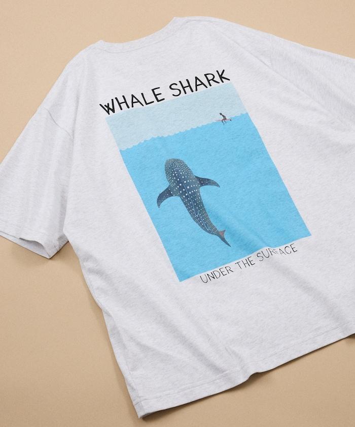 Whale Shark 圖案短袖Tee T恤