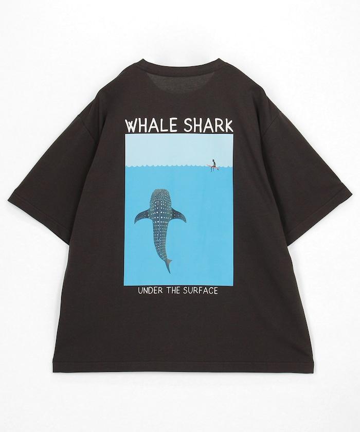 Whale Shark 圖案短袖Tee T恤