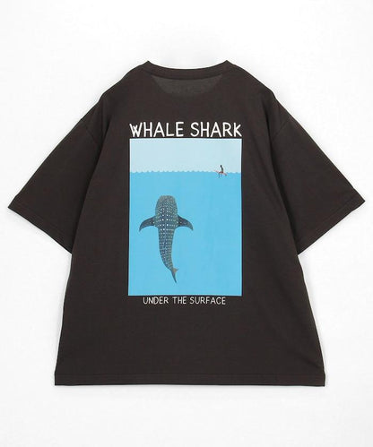 Whale Shark 圖案短袖Tee T恤