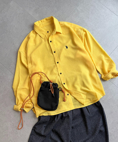 亞麻質感 U.S. POLO ASSN. 襯衫