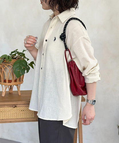 亞麻質感 U.S. POLO ASSN. 襯衫