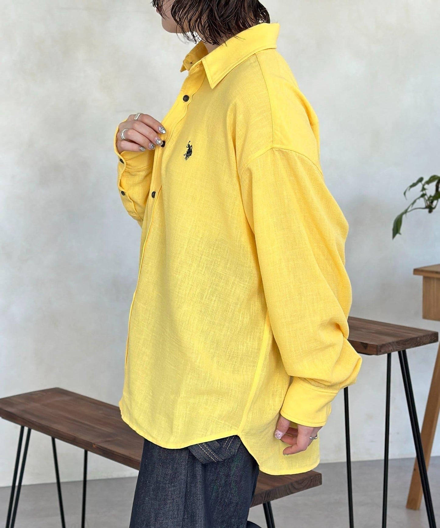 亞麻質感 U.S. POLO ASSN. 襯衫