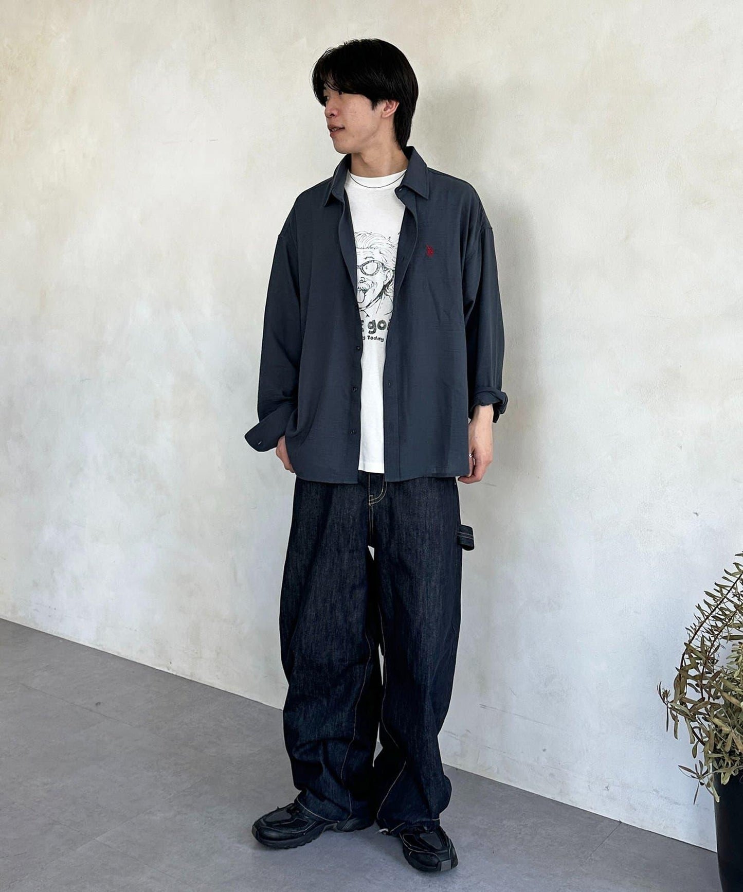 亞麻質感 U.S. POLO ASSN. 襯衫