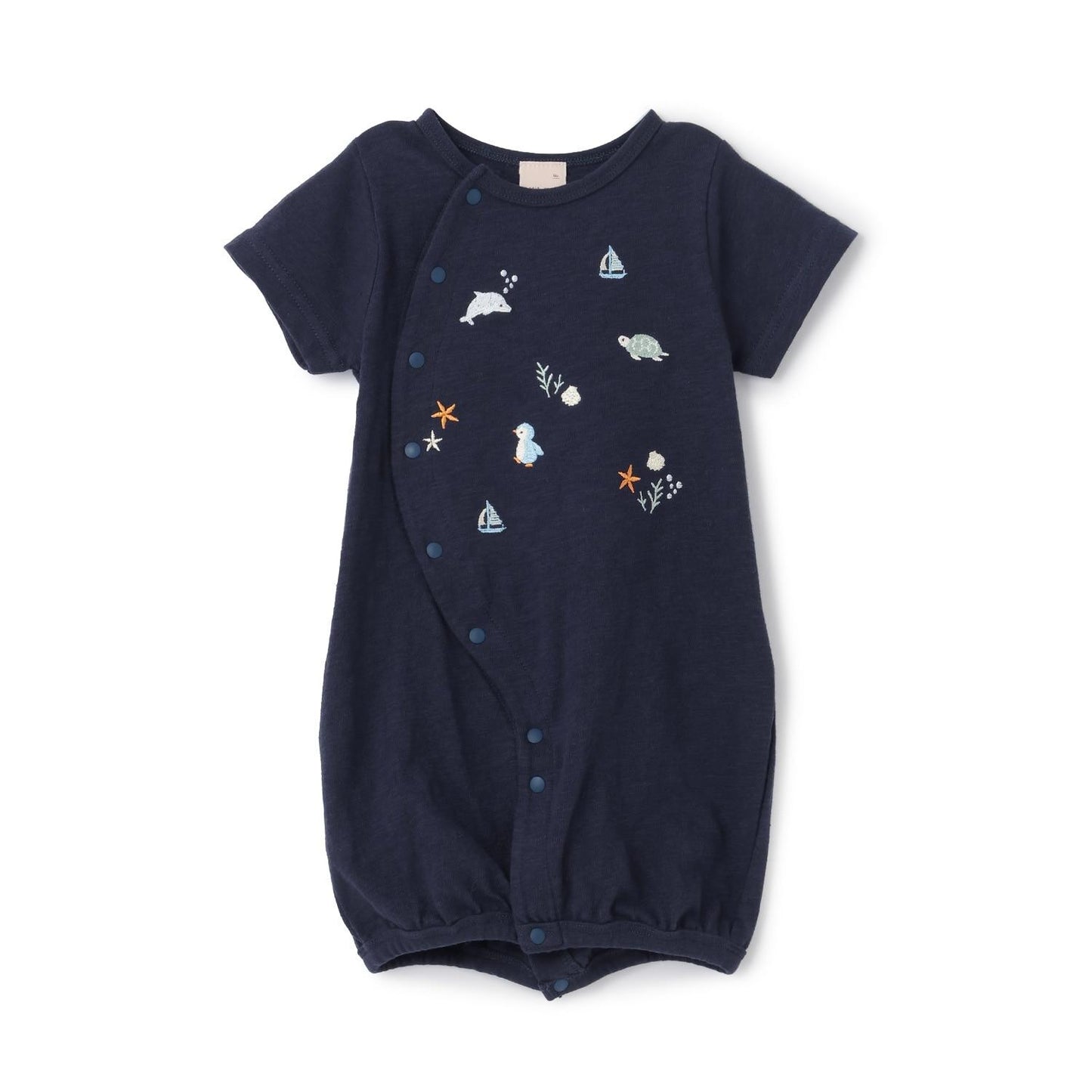海洋生物刺繡 2way連體衣