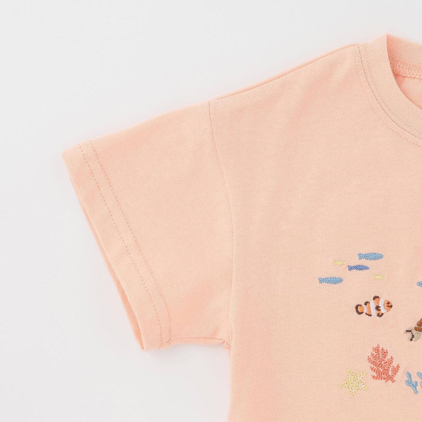 海洋生物刺繡 接觸冷感 T恤