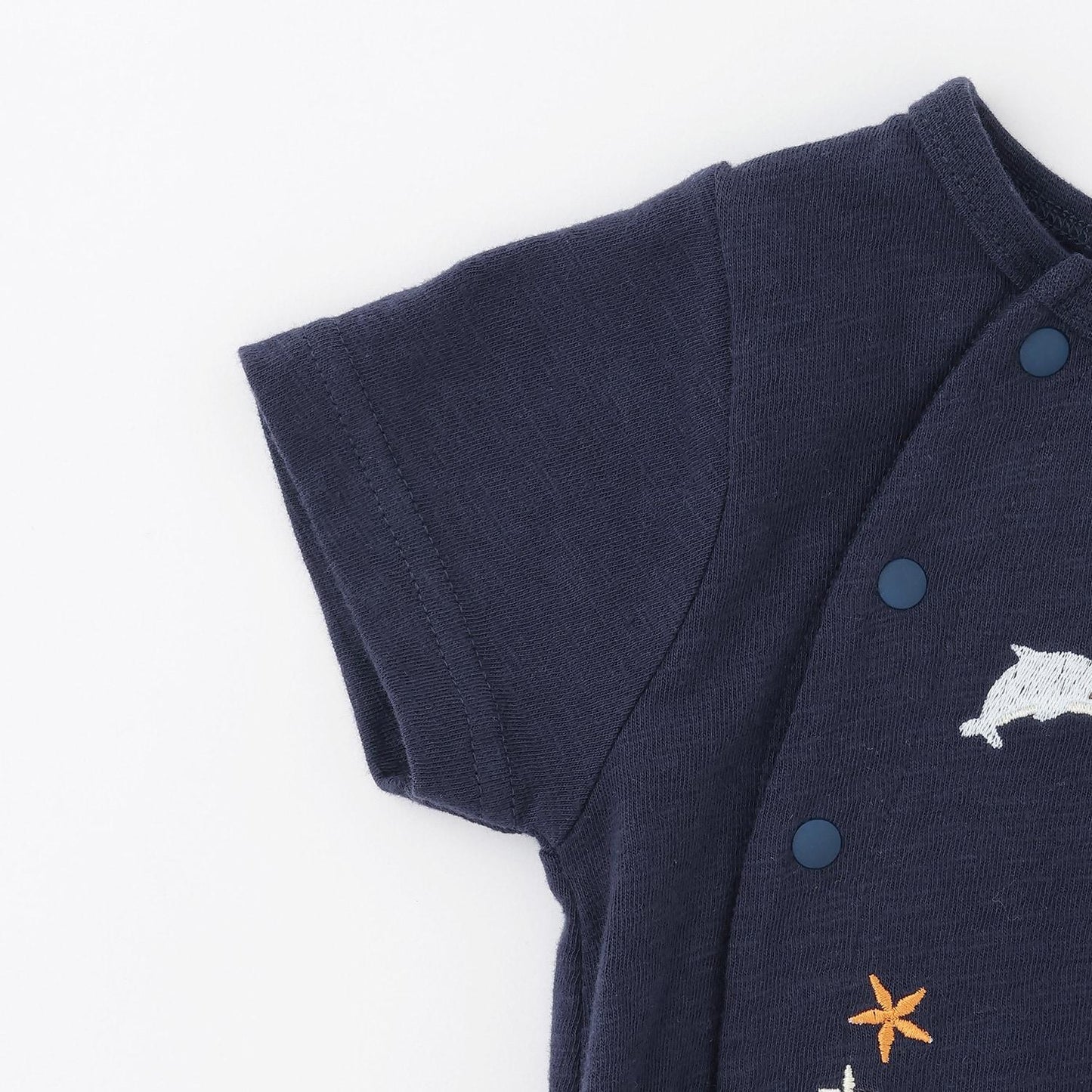 海洋生物刺繡 2way連體衣