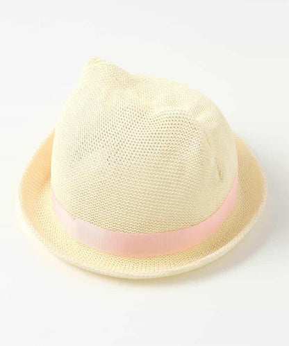 帶耳設計紙編帽