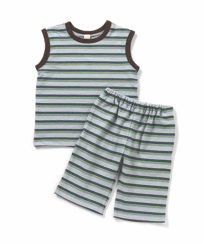 條紋吊帶套裝（網絡）