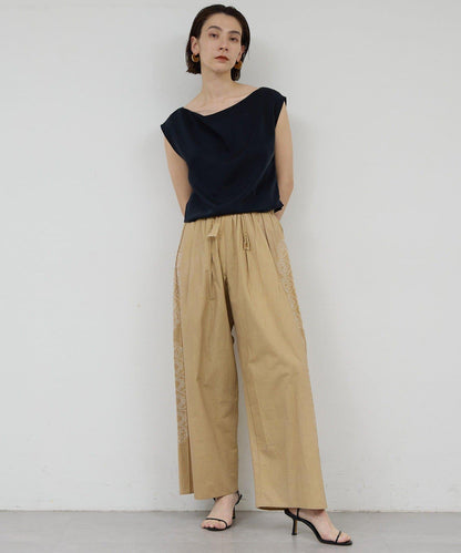 Dhritië 側邊刺繡 褲子