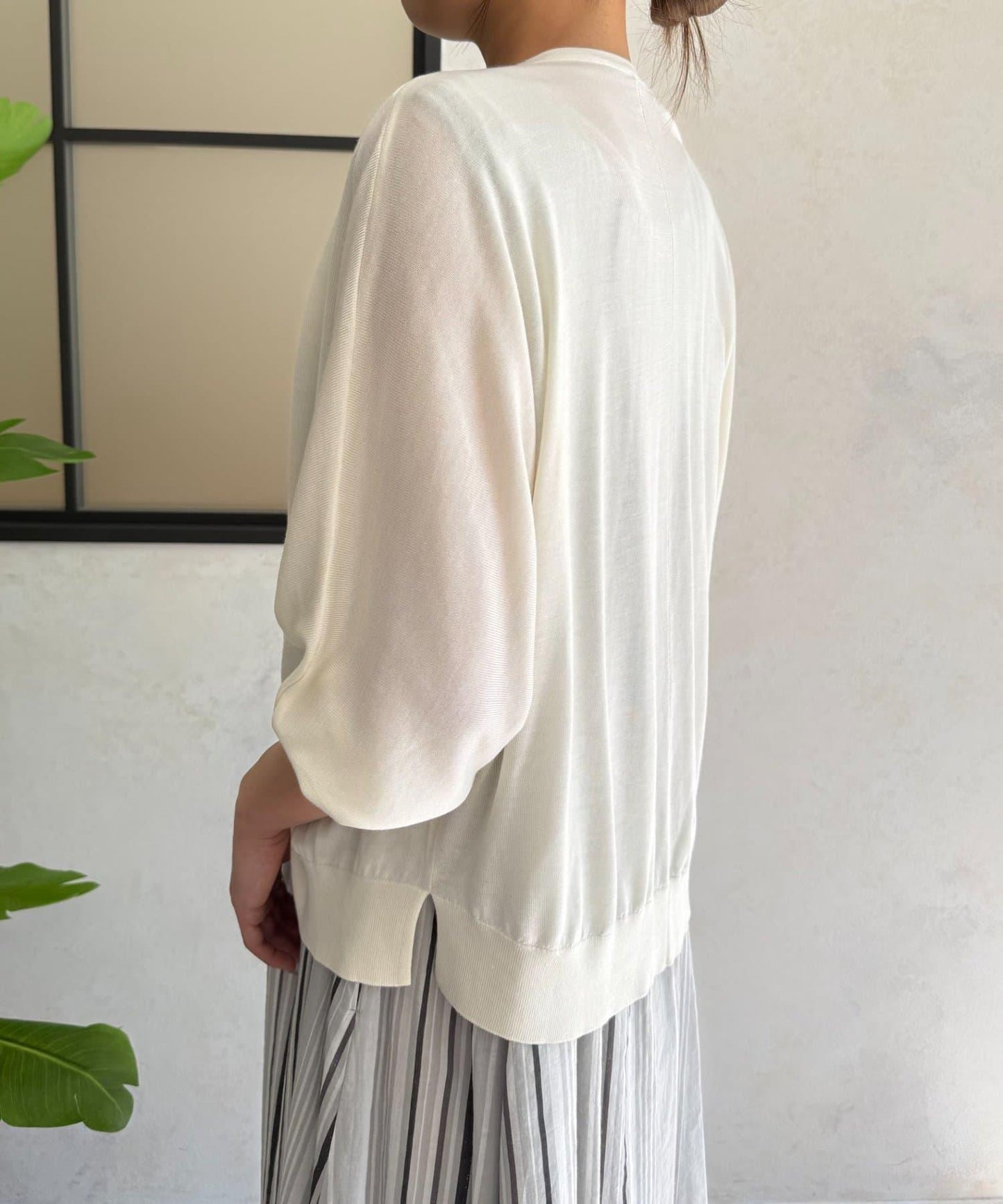 蝙蝠袖 針織開衫