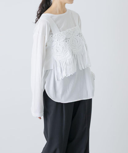 棉質針織 enrica RACE COTTON KNIT 上衣