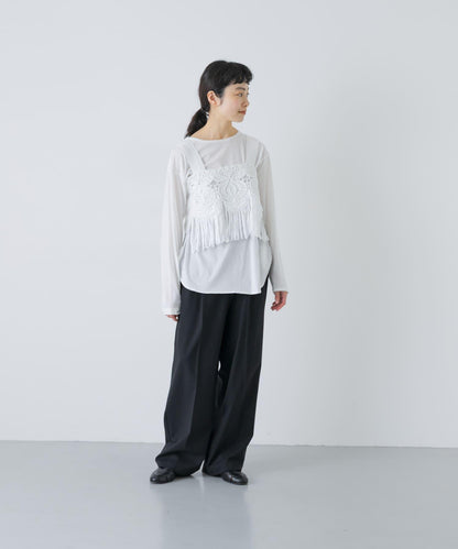 棉質針織 enrica RACE COTTON KNIT 上衣