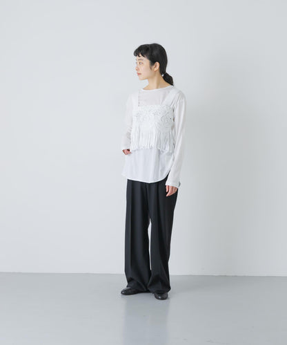 棉質針織 enrica RACE COTTON KNIT 上衣