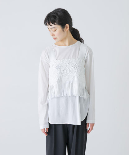 棉質針織 enrica RACE COTTON KNIT 上衣
