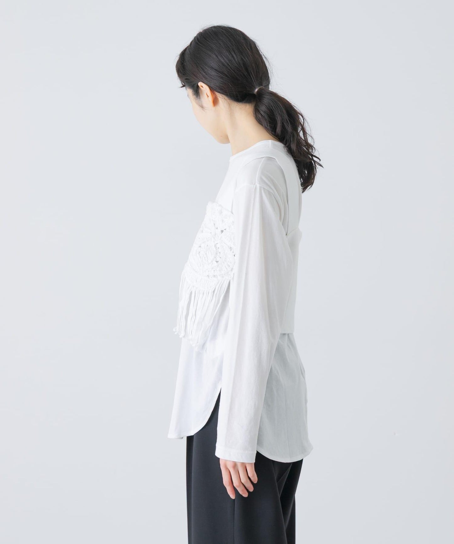 棉質針織 enrica RACE COTTON KNIT 上衣