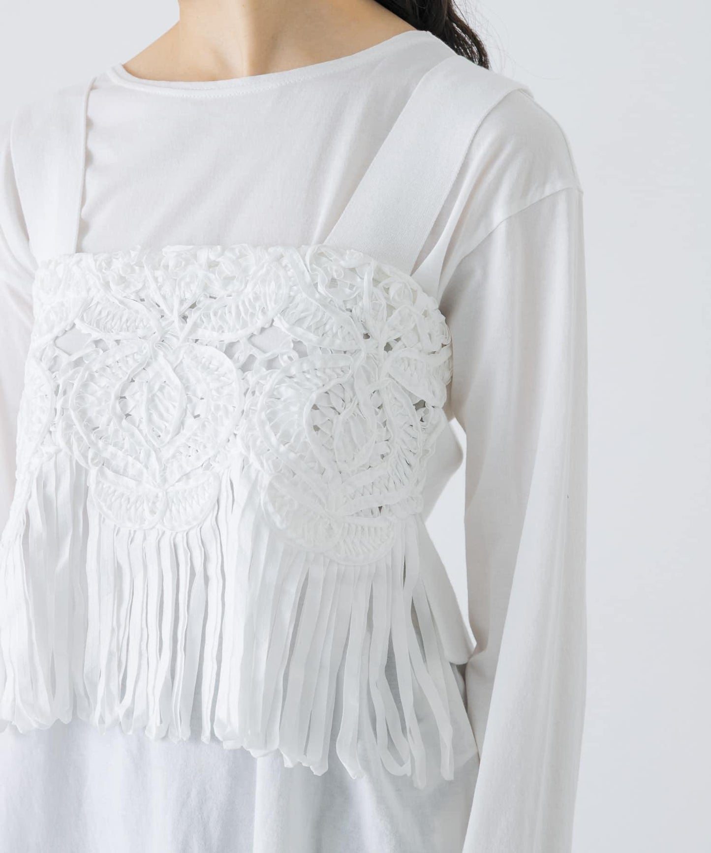 棉質針織 enrica RACE COTTON KNIT 上衣