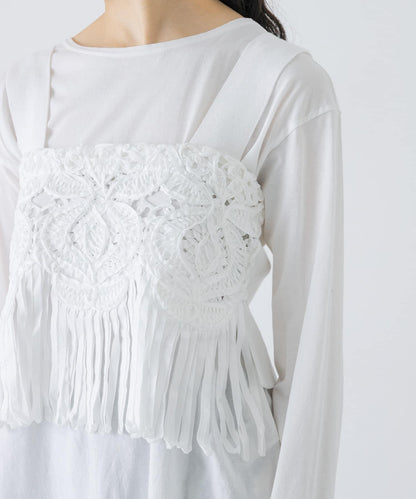 棉質針織 enrica RACE COTTON KNIT 上衣