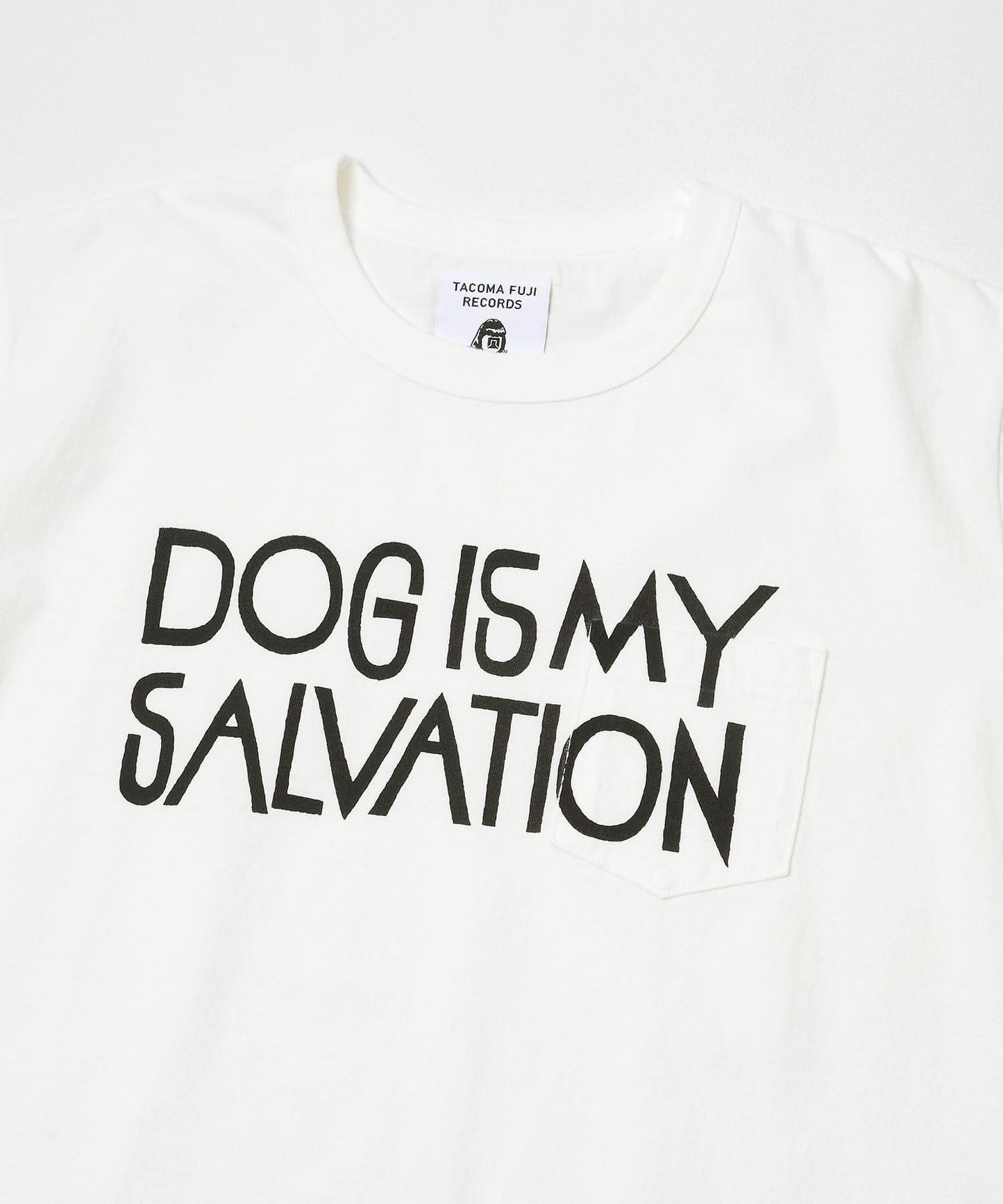 TACOMA FUJI RECORDS DOG IS MY SALVATION Pocket T-SHIRTS 短袖T恤