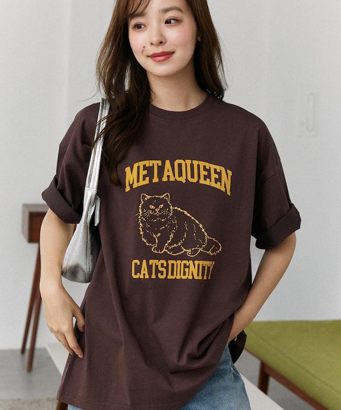 功能性面料 貓咪印花 METAQUEEN T恤