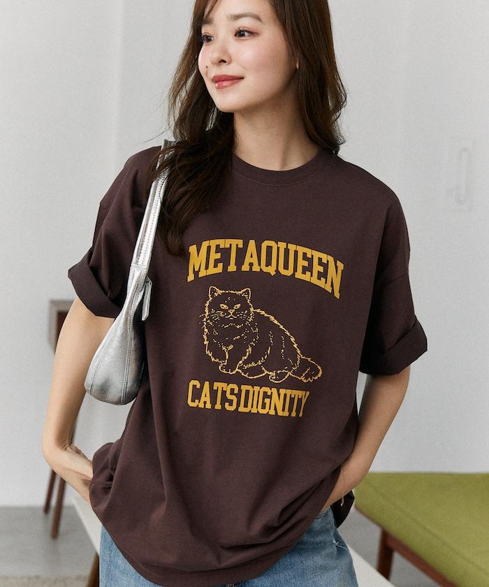 功能性面料 貓咪印花 METAQUEEN T恤
