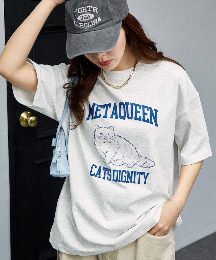 功能性面料 貓咪印花 METAQUEEN T恤