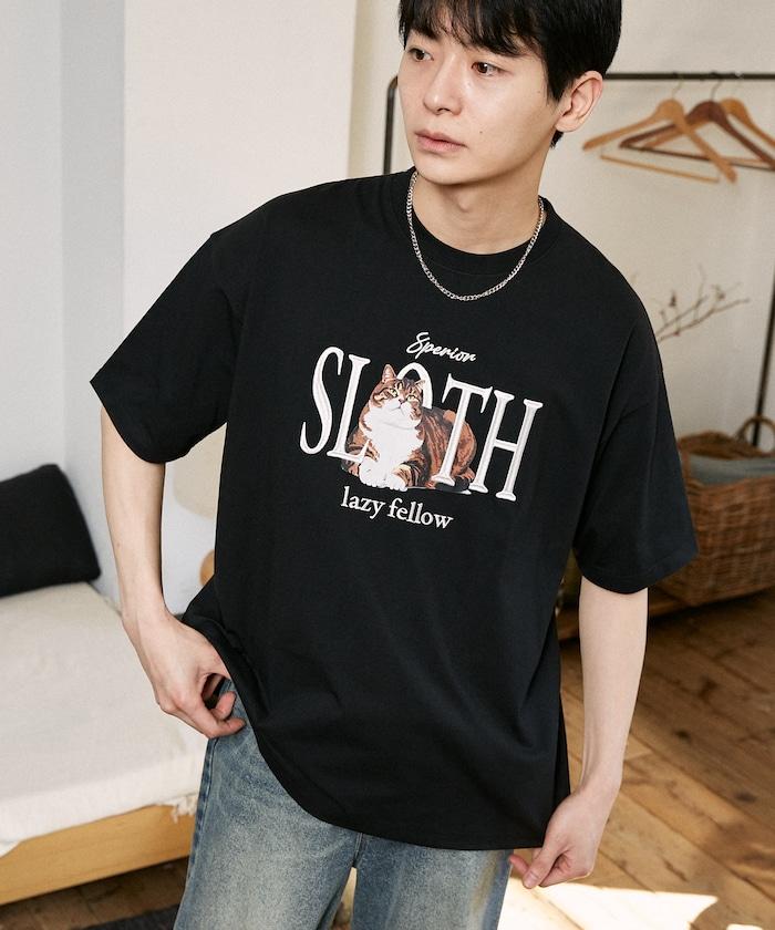 功能性面料 寵物貓刺繡 SLOTH T恤