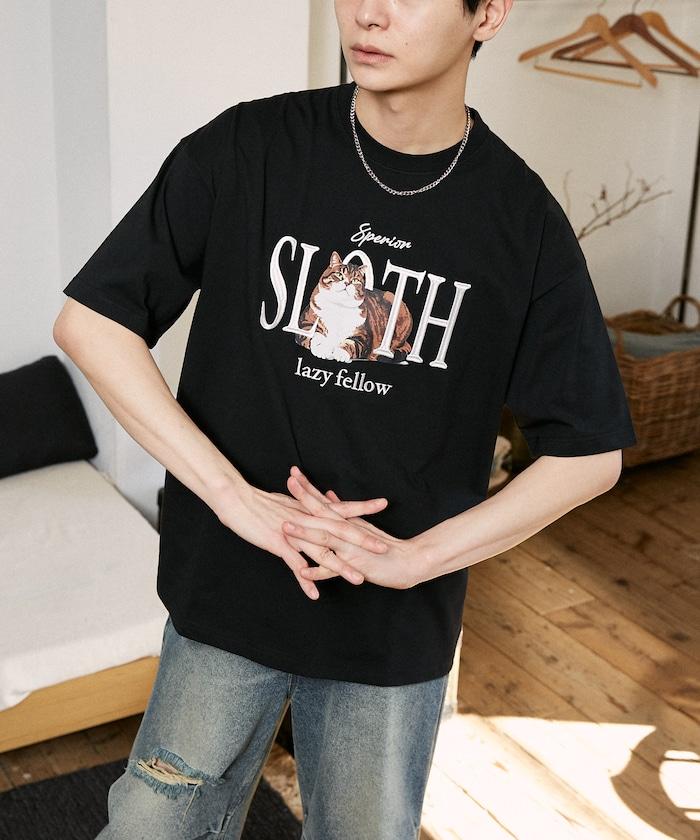 功能性面料 寵物貓刺繡 SLOTH T恤