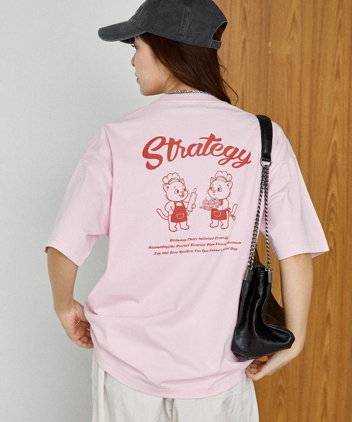 功能性面料 STRATEGY 貓咪印花 T恤