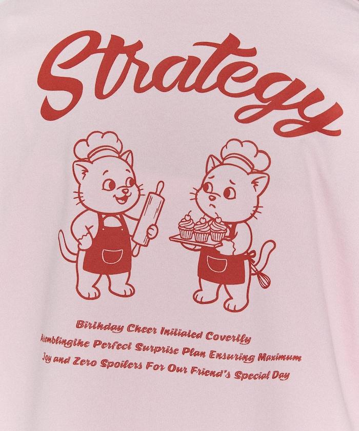 功能性面料 STRATEGY 貓咪印花 T恤