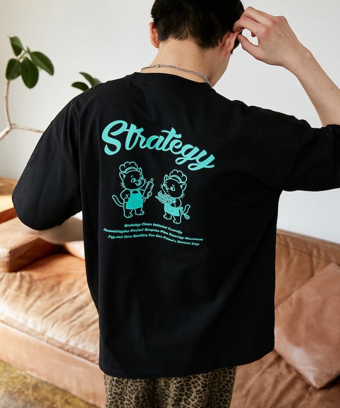 功能性面料 STRATEGY 貓咪印花 T恤