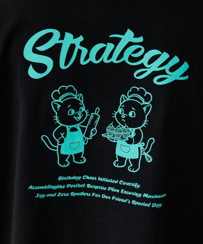 功能性面料 STRATEGY 貓咪印花 T恤