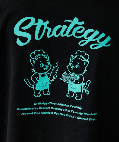 功能性面料 STRATEGY 貓咪印花 T恤