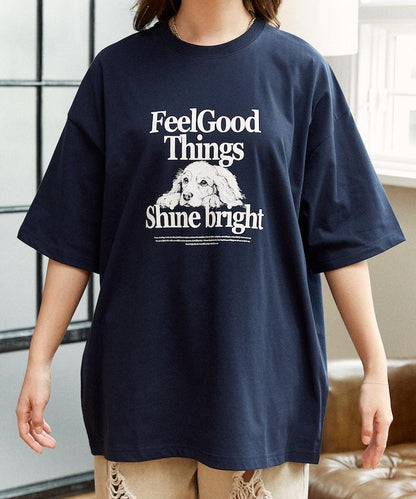 功能性面料 狗狗印花 Shime bright T恤
