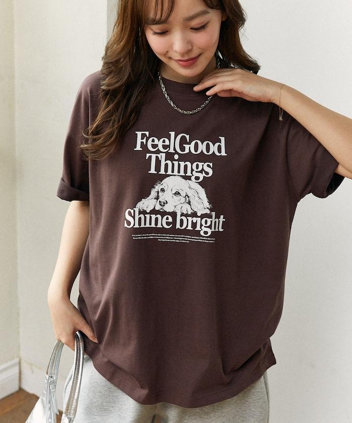 功能性面料 狗狗印花 Shime bright T恤