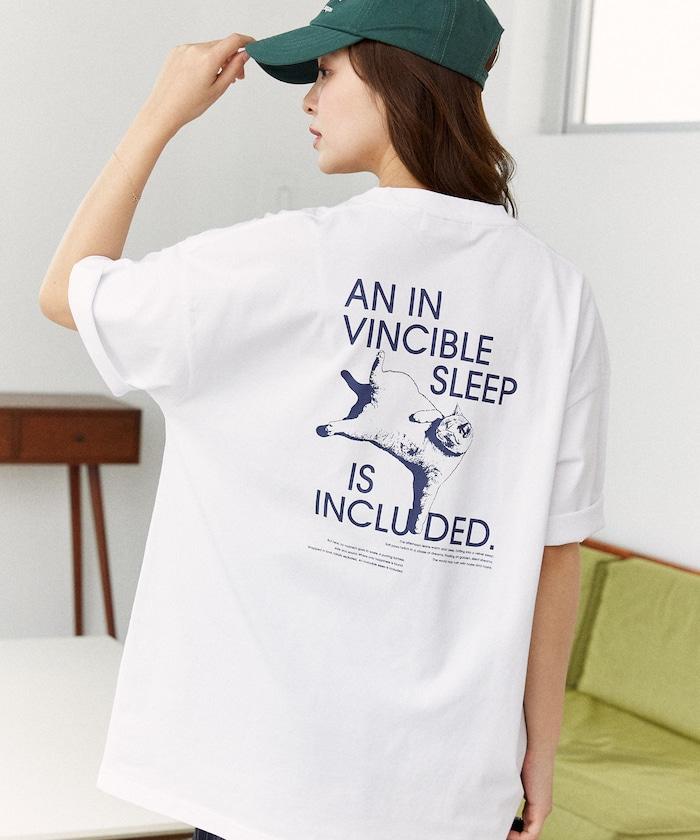 功能性面料 英文原名VINCIBLE SLEEP 貓咪印花 T恤
