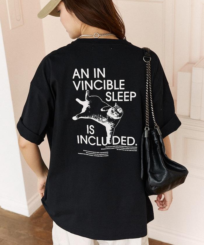 功能性面料 英文原名VINCIBLE SLEEP 貓咪印花 T恤