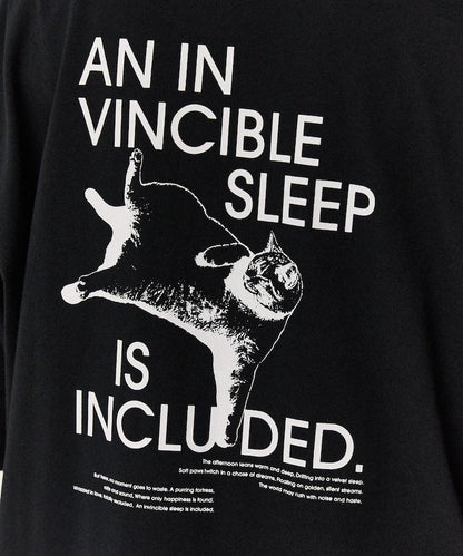功能性面料 英文原名VINCIBLE SLEEP 貓咪印花 T恤