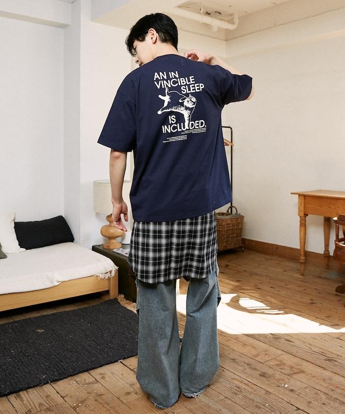 功能性面料 英文原名VINCIBLE SLEEP 貓咪印花 T恤