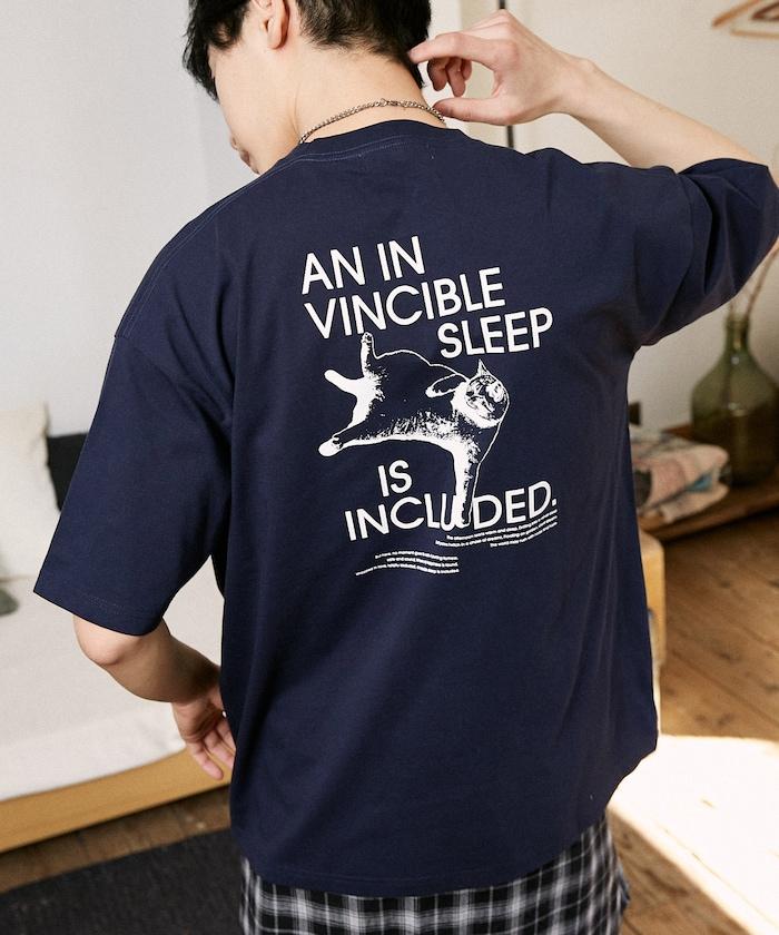 功能性面料 英文原名VINCIBLE SLEEP 貓咪印花 T恤