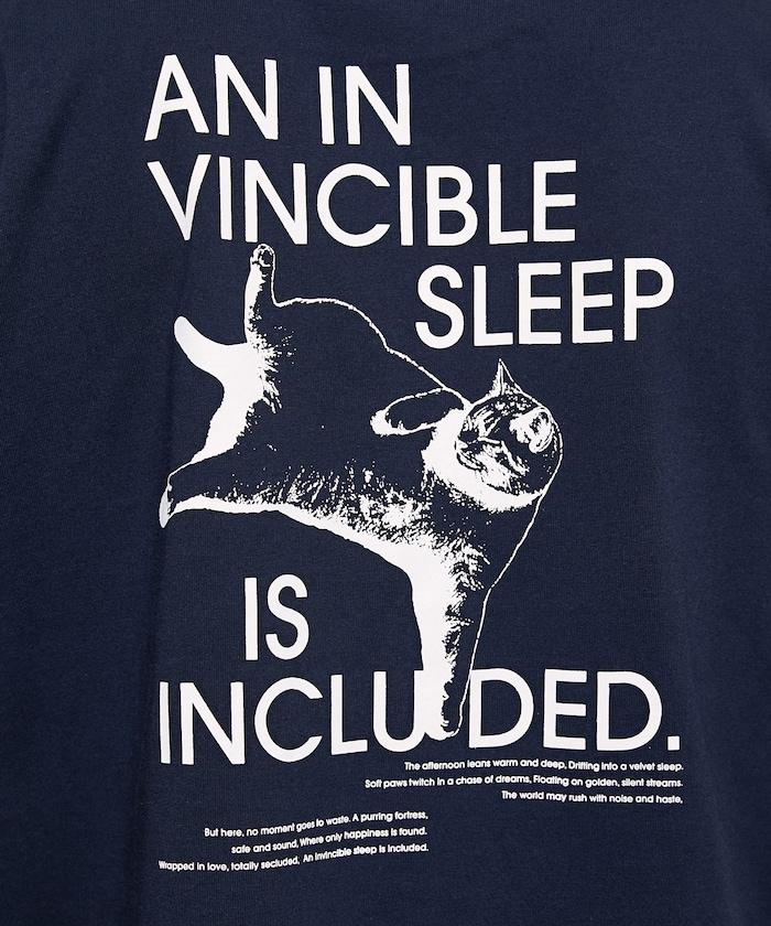 功能性面料 英文原名VINCIBLE SLEEP 貓咪印花 T恤