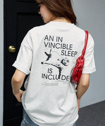 功能性面料 英文原名VINCIBLE SLEEP 貓咪印花 T恤