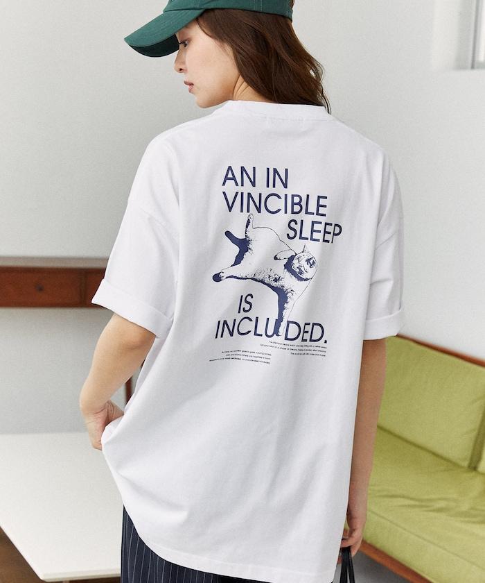 功能性面料 英文原名VINCIBLE SLEEP 貓咪印花 T恤