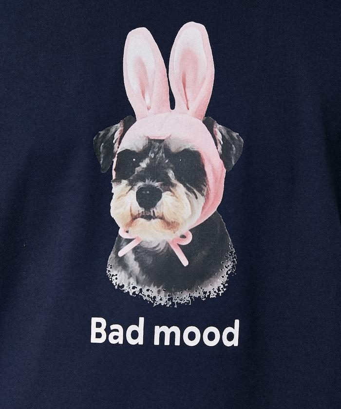 Bad mood 狗狗印花 功能性面料 T恤