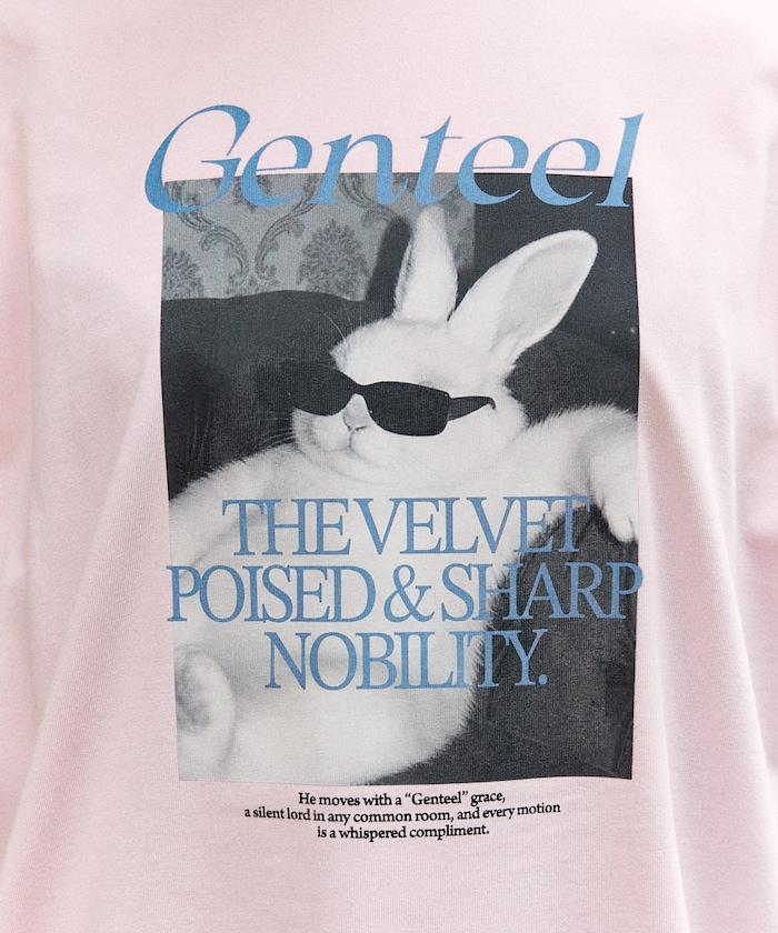 Genteel 功能性面料 兔子印花 T恤