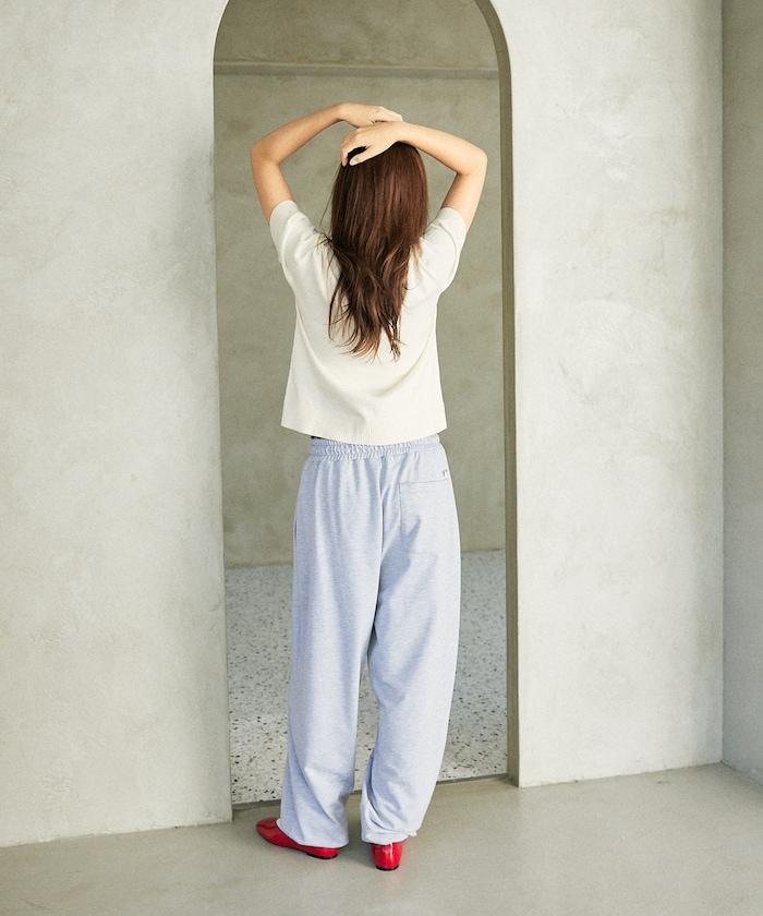 兔子圖案 夏季針織 上衣
