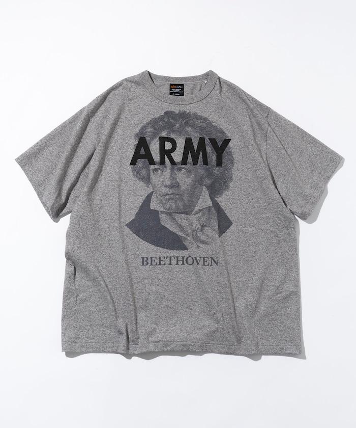 別注 ARMY ベートーベン プリントTシャツ
