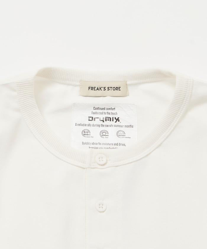 速幹防紫外 寬鬆版型 亨利領 Drymix(R) 功能面料 T恤