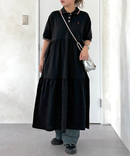 U.S. POLO ASSN. 珠地POLO連衣裙