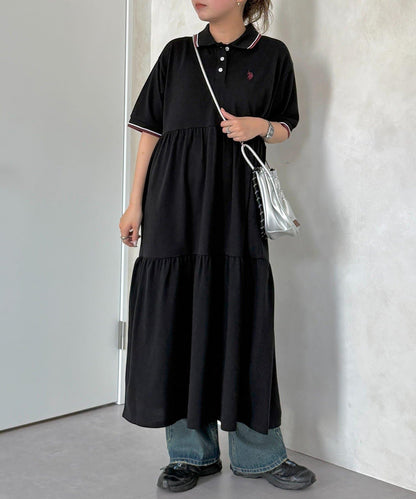 U.S. POLO ASSN. 珠地POLO連衣裙